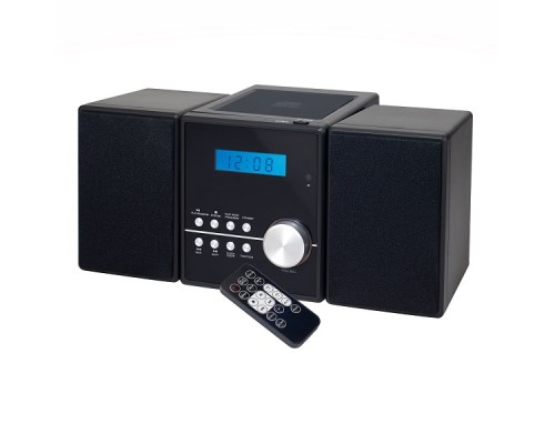 Micro-chaîne Bluetooth, CD, USB et Radio FM Sylvania SRCD804BT-B
